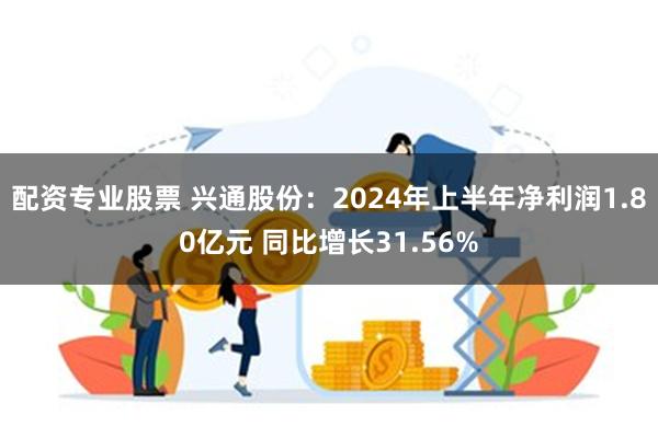 配资专业股票 兴通股份：2024年上半年净利润1.80亿元 同比增长31.56%