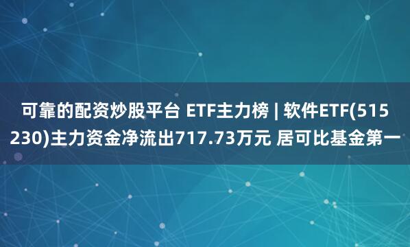 可靠的配资炒股平台 ETF主力榜 | 软件ETF(515230)主力资金净流出717.73万元 居可比基金第一